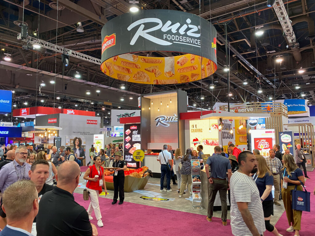 Ruiz Foodservice NACS Activation ruiz nacs las vegas 2024 wide